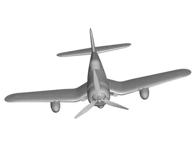 Vought F4U Corsair 3D model