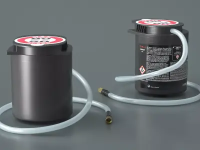 Tesla Automotive Tire Sealant Container 3D model