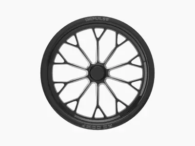 RC Components Impulse drag front wheel Low-poly 3D model