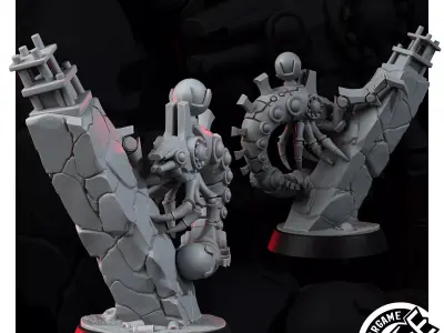 NECROCYBORG CRYPTMITE CONSTRUCTS 3D print model