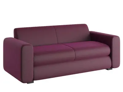 Purple Sofa Free 3D model