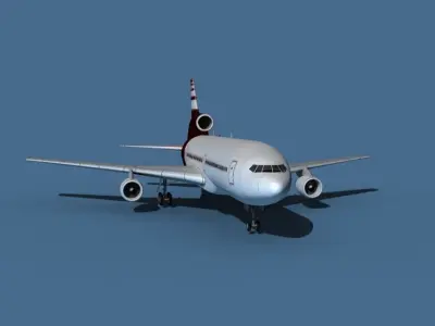 Lockheed L-1011-50 Corporate 4 3D model