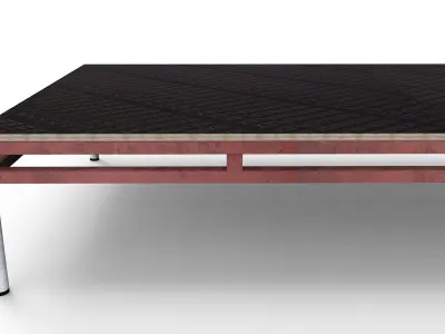 Steel Deck - 2m x 1m 3D model