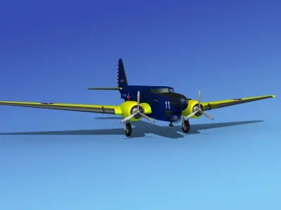 Douglas B-18A Bolo V08 3D model