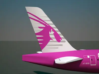 World Cup Qatar 2022TM Aircraft 3D model