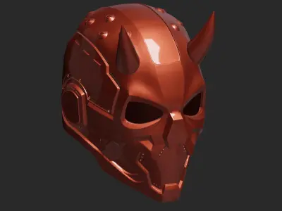 Cyber Demon Helmet 3D print model