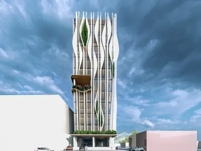 High-Rise Commercial Building 3D model