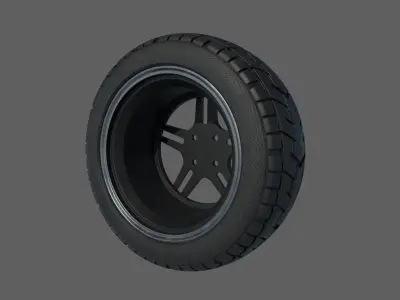 Car Wheel A 3D model