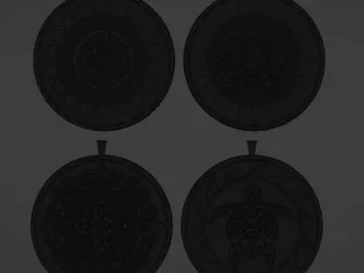 Art Pendants 3D print model
