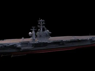 USS Nimitz Bundle 3D model