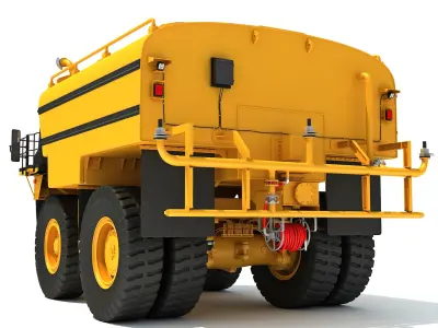 Water Delivery Off Highway Truck 3D model purchase