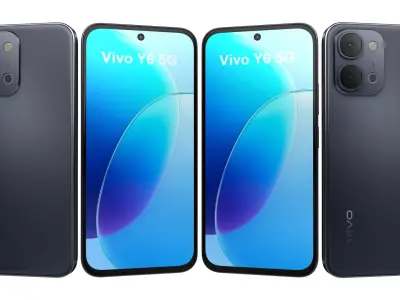 Vivo Y6 5G All Colors 3D model