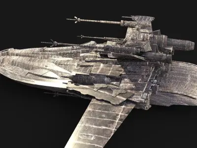 Spaceship Grand reaper 6 3D model