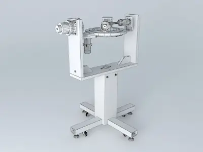 Goniophotometer for Characterization of Light Bulbs Free 3D model