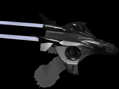 marvel quinjet 3D model