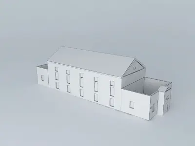 Old movie theater Free 3D model