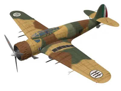 breda ba65 K14 3D model