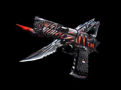 Desert Eagle Born Beast Free 3D model