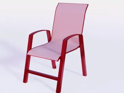 Luxurious office chair LOW POLY Free low-poly 3D model