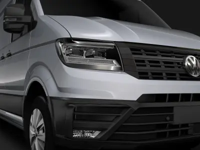 WV Crafter Van L3H3 2018 3D model