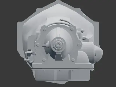 GM Bolt pattern generic Automatic Transmission 3D model