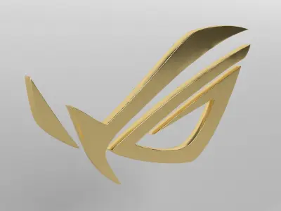 ROG Logo version1 006 Free low-poly 3D model