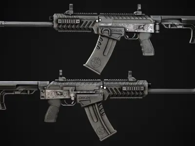 AAA FOSTECH ORIGIN 12 Game Ready PBR Low-poly 3D model