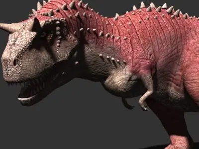 Carnotaur Resurrection - Game ready 3d model Low-poly 3D model