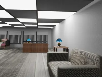 office space 3D model