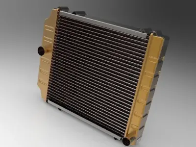 Radiator 3D Model 3D model