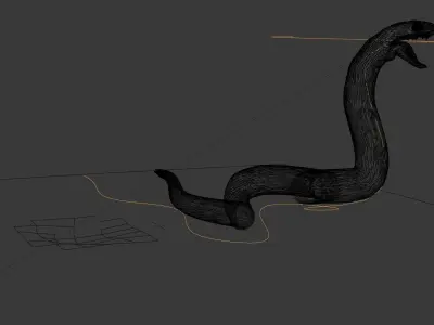Giant Snake 3D model
