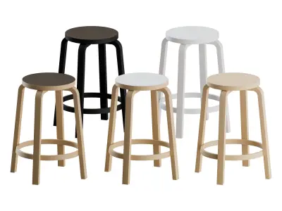 Stool 64 by Artek 3D model