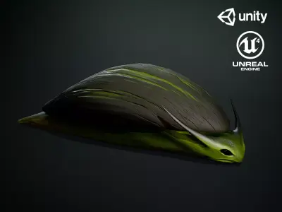Snail creature1 - Game Ready Low-poly 3D model Low-poly 3D model