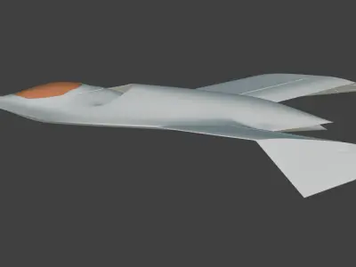 Boeing YF-118 3D print model
