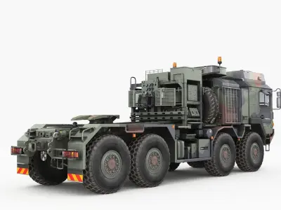 RMMV HX81 Tank transporter 3D model