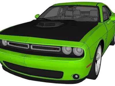 Dodge 2015 Challenger R-T 3D model