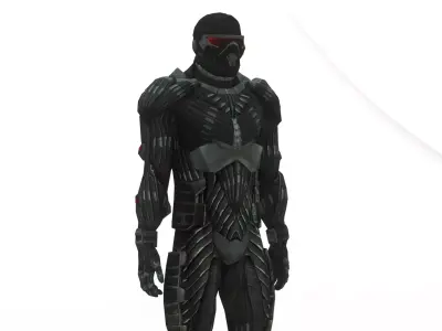 Advanced Nanosuit Soldier High-Tech Combat Armor 3D Model  Low-poly 3D model