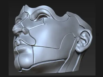 Sci-Fi Head 3D print model purchase