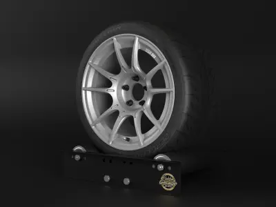 SSR GTX01 Low-poly 3D model