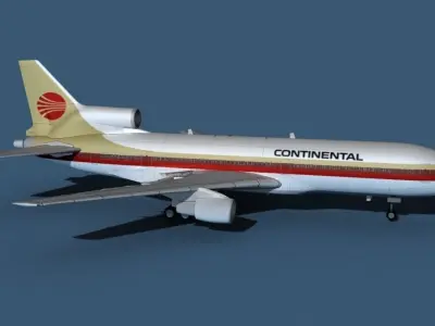 Lockheed L-1011-50 Continental  3D model