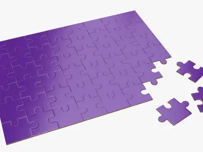  48-piece jigsaw puzzle 02 3D model
