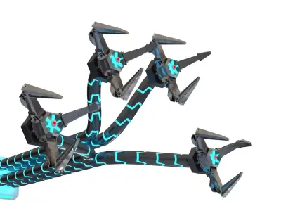 OCTO ROBOTIC TENTACLES 3D model