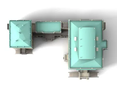 Villa Huegel Essen 3D model