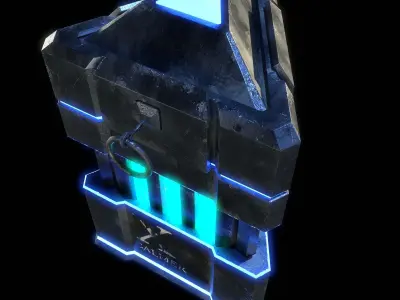 Chemical grenade type ORG 1 Low-poly 3D model