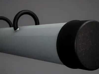 Police Battering Ram Free low-poly 3D model