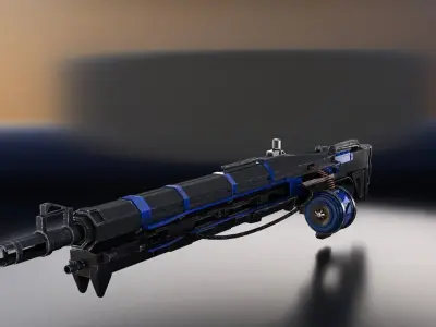 ThunderLord-HeavyGun Low-poly 3D model