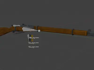 Your average Mosin Free low-poly 3D model