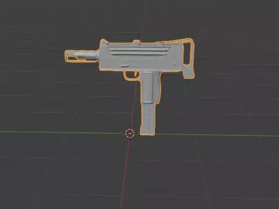 Uzi Gun 3D model