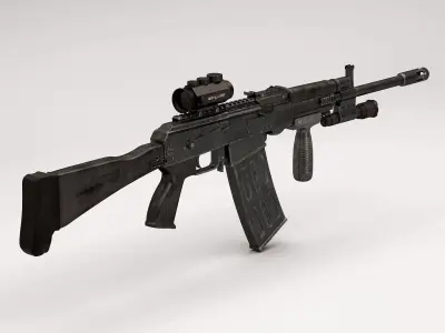 Sayga-12K rifle 3D model