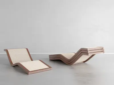 Glamping Chair Free 3D model